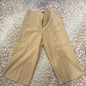 Ann Taylor Beige Wide-Leg Pants